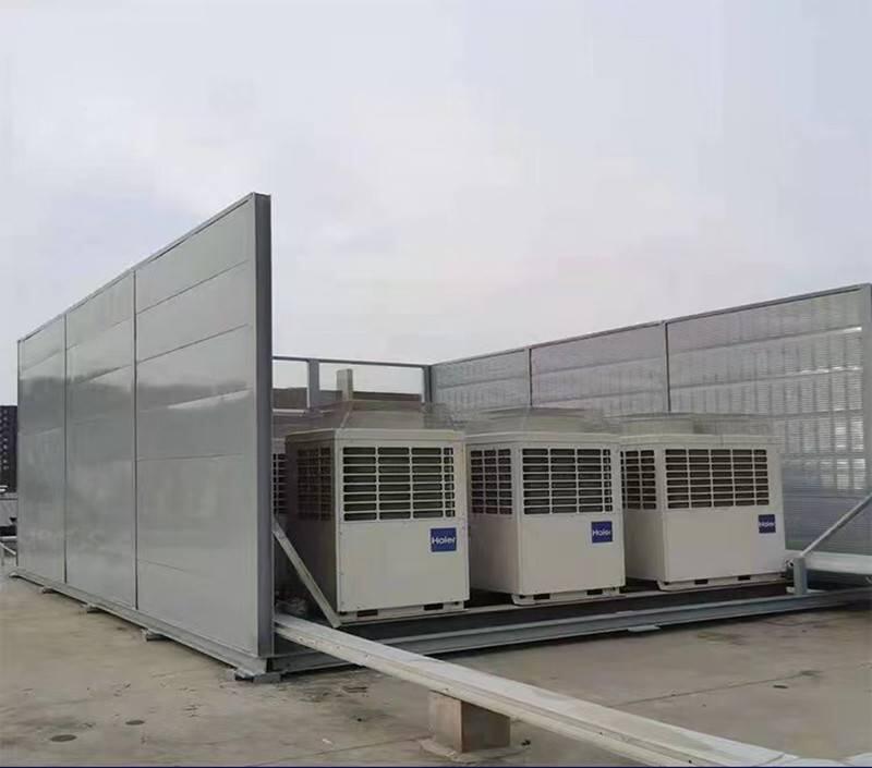 成都空調(diào)機組降噪聲屏障隔音圍擋百葉孔隔音屏障噪音治理公司