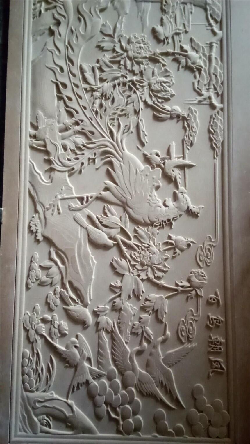 提供洛陽1825雙頭棺材雕刻龍鳳全圖