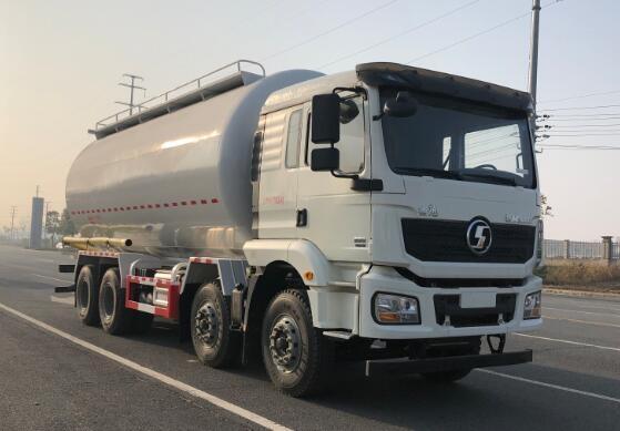 陜汽干混砂漿運輸車，28方干混砂漿車