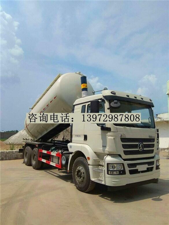湖南指定銷售陜汽28方干混砂漿車和粉粒物料運(yùn)輸車的地點(diǎn)
