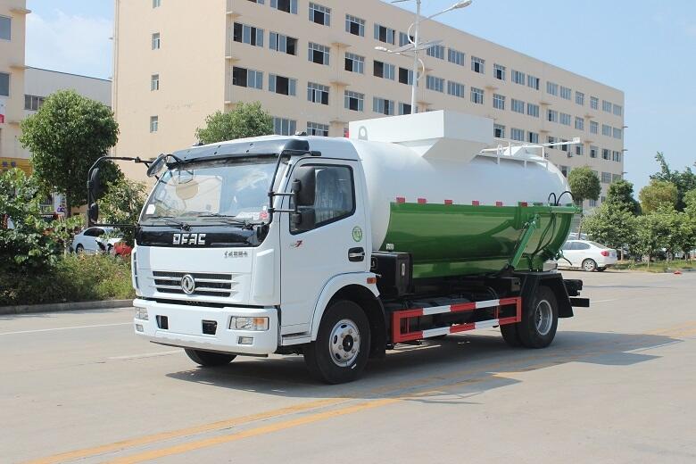 安徽省東風(fēng)多利卡餐廚垃圾車生產(chǎn)廠家，合肥多利卡泔水收集運(yùn)輸車價(jià)格