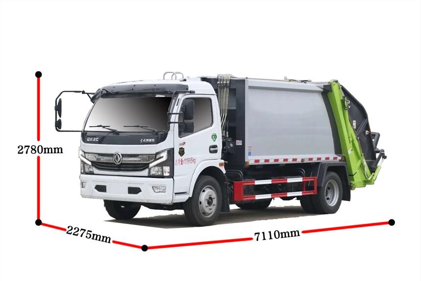 安徽合肥藍(lán)牌壓縮垃圾車價(jià)格，淮北市東風(fēng)垃圾車多少錢