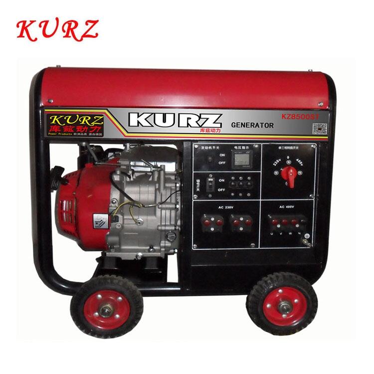 KURZ3kw便攜式汽油發(fā)電機圖片參數(shù)報價
