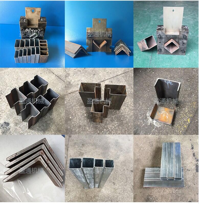一招教你如果管材切斷，槽鋼切斷機 無火花無披鋒，一機多用