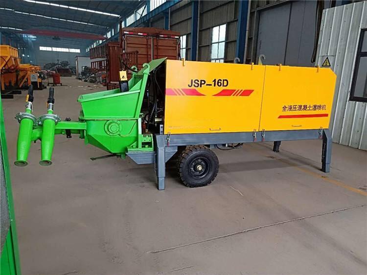 內(nèi)蒙古GYP-90液壓濕噴機(jī)施工視頻