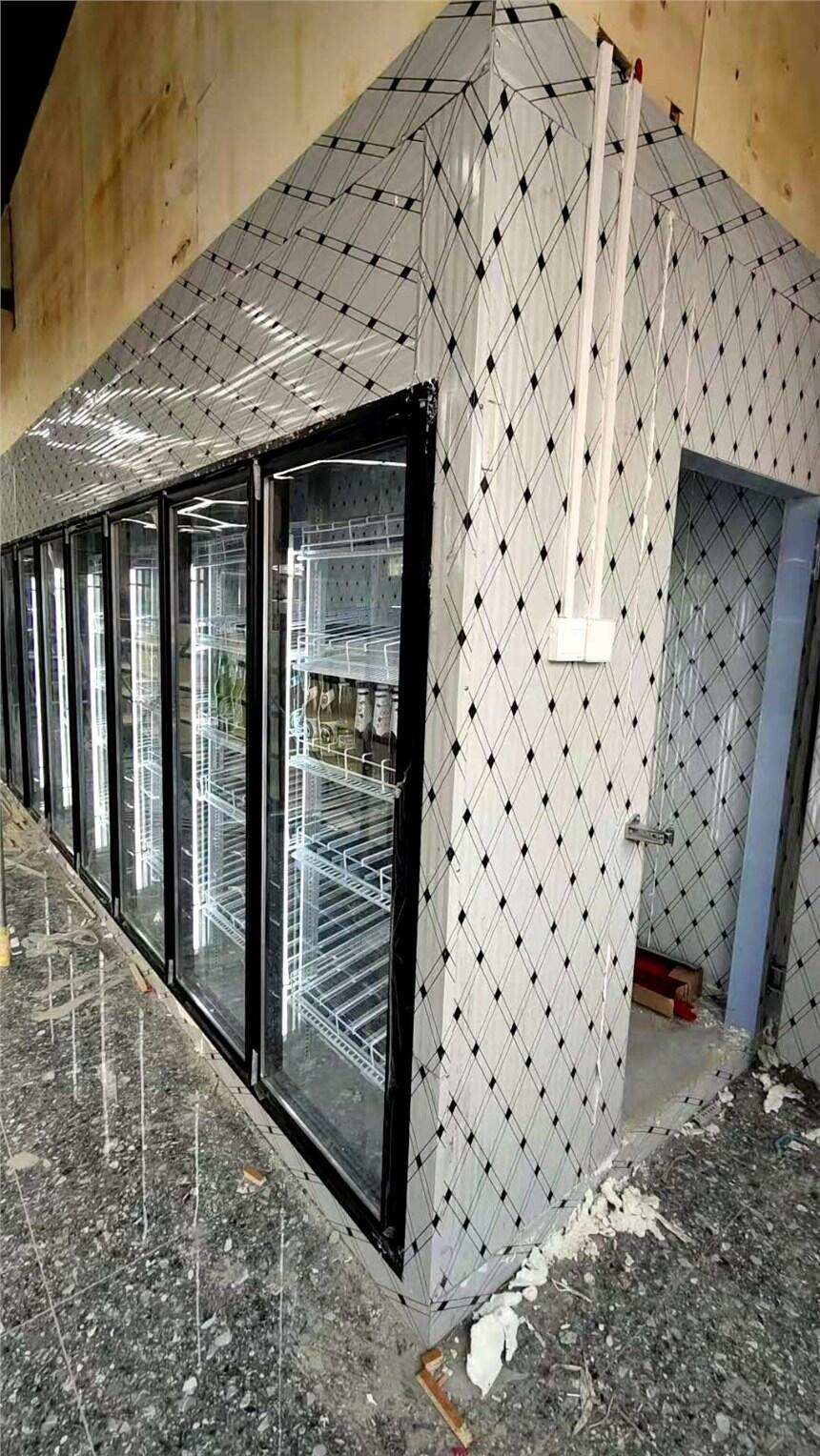 商超冷鏈品牌冷庫玻璃門冷庫櫥窗冷庫展示冷藏庫