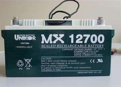 友聯(lián)UNION電源MX12070/12V7AH免維護