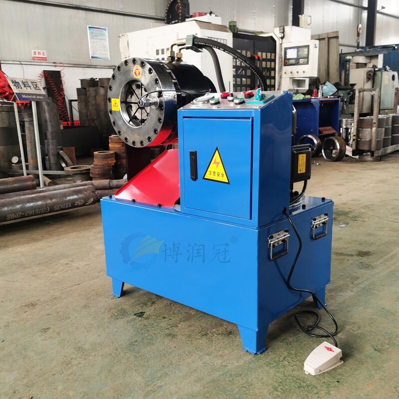 液壓油管鎖管機 博潤冠銅管鎖管機 膠管鎖管機