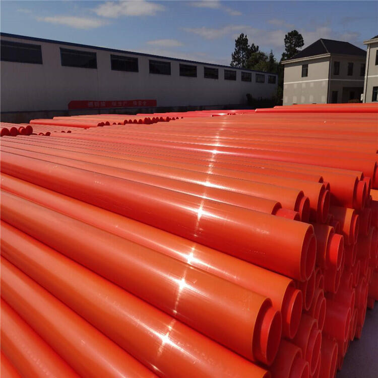 MPP電力管廠 橘紅色電纜保護管電線穿線管拖拉管工程設施地下