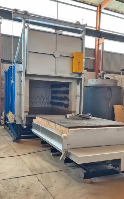 湖北襄陽臺(tái)車回火爐移動(dòng)方便