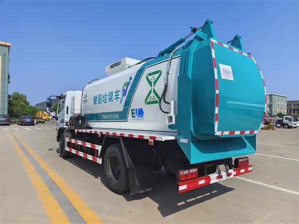 新能源江鈴餐廚垃圾收集車混動(dòng)餐廚垃圾收集車圖片大全