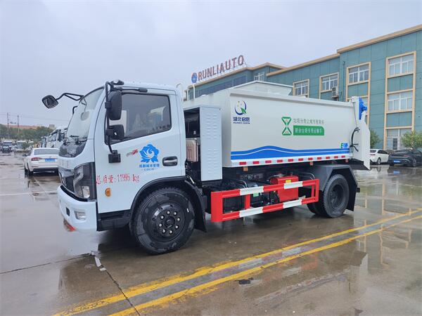 新能源黃綠牌垃圾分類車混動垃圾分類車廠家直銷
