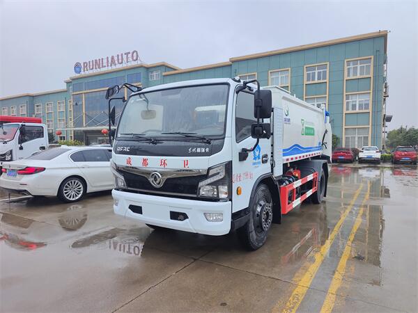 新能源福瑞卡餐廚垃圾收集車混動餐廚垃圾收集車高清圖