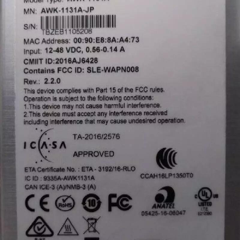 MOXA AWK-1131A-JP 工業(yè)無(wú)線AP 無(wú)線網(wǎng)橋 AGV車(chē)載電臺(tái)