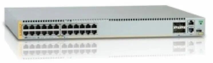 AT-X930-28GTX 24鍊�(g猫)鍗冨厗闆诲彛4鍊�(g猫)SFP+鎻掓Ы 瀹夊鐗瑰尟鑱氫氦鎻涙(j墨)