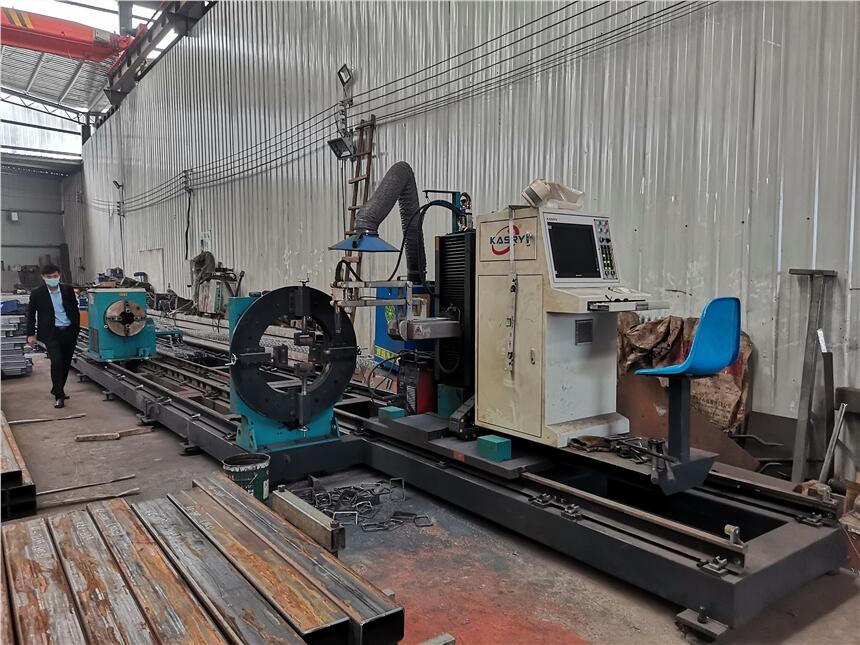 陜西西安數(shù)控八軸相貫線切割機 凱斯銳鋼結構打坡口加工設備