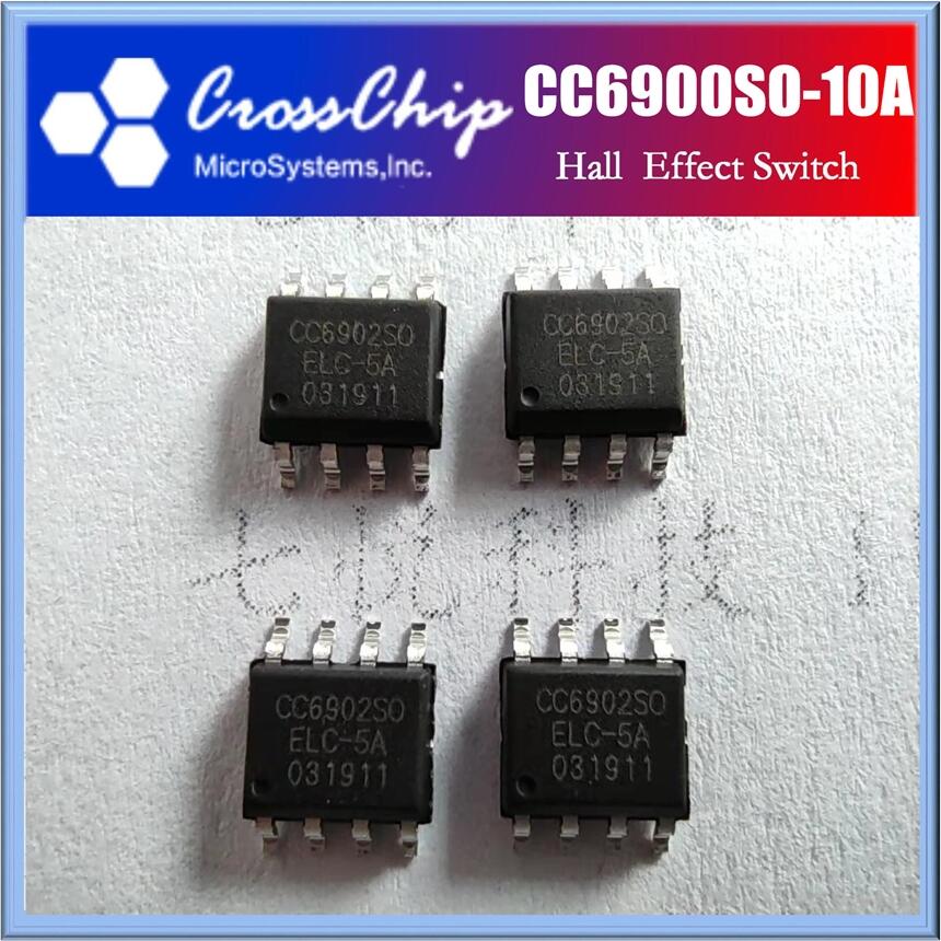 珠?；魻杺鞲衅?CC6900SO-10A 戶外電源霍爾電流傳感器 封裝 SOP8 傳感器