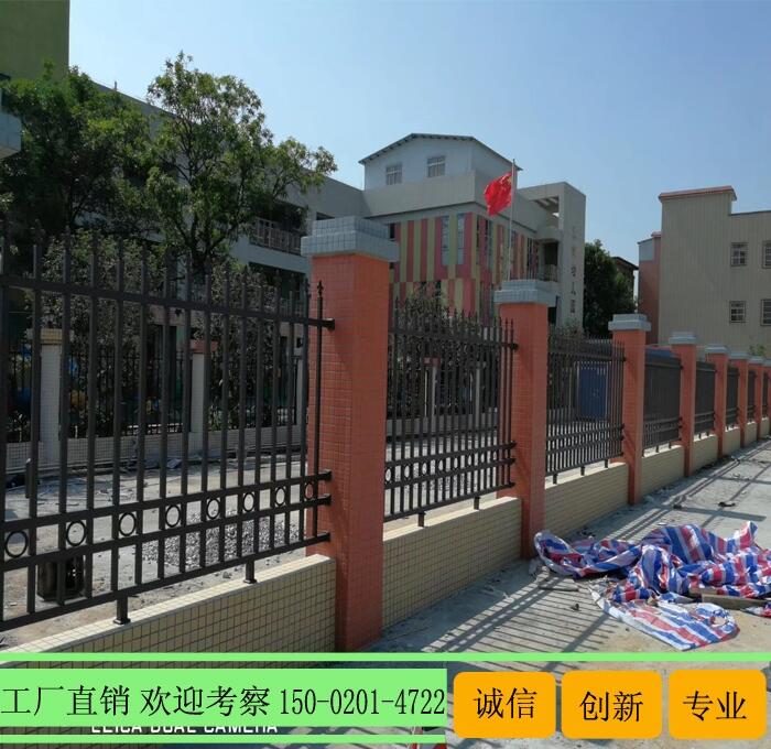 南沙電廠圍墻欄桿 港口方通柵欄 花都停車場護欄可安裝