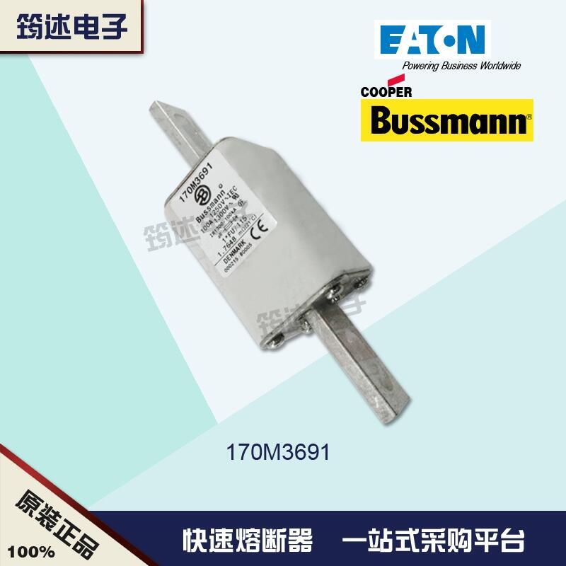 美國Bussman原裝熔斷器170M3691 1250V 100A