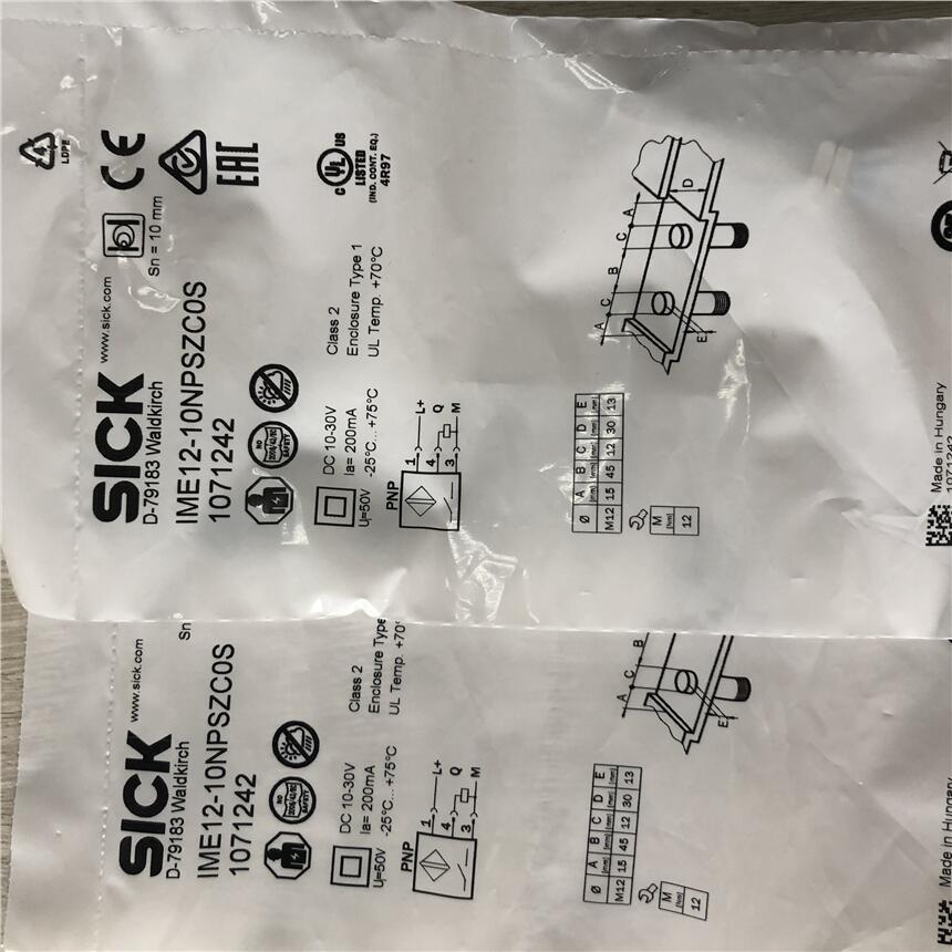 德國(guó)西克SICK電感式接近傳感器IME12-10NPSZC0S訂貨號(hào): 1071242