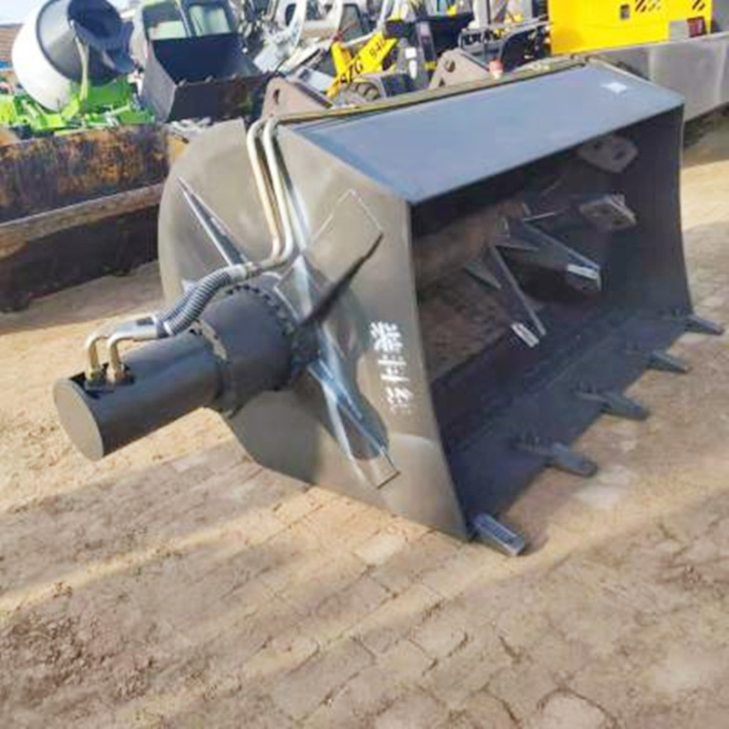 江西1.2立方攪拌斗裝載機(jī)不用電源可以工作攪拌斗鏟車