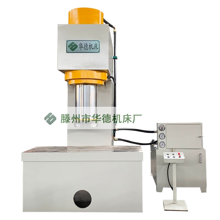 Y41-500T單柱油壓機鐵板校正沖裁壓裝翻邊冷擠壓液壓成型塑料制品壓制成型