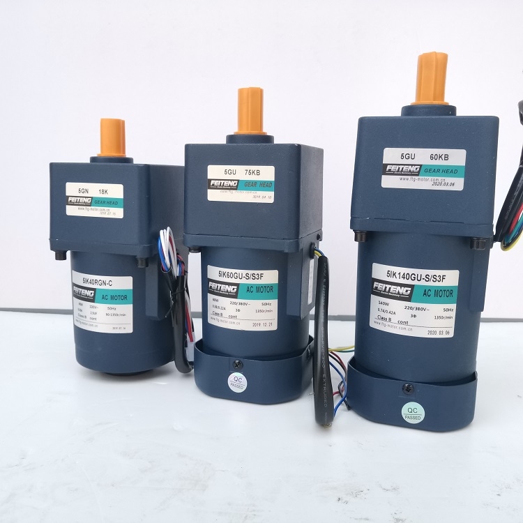 飛騰(FEITENG)微型電機(jī)5IK120GU-CF齒輪軸120w瓦交流感應(yīng)減速電機(jī)