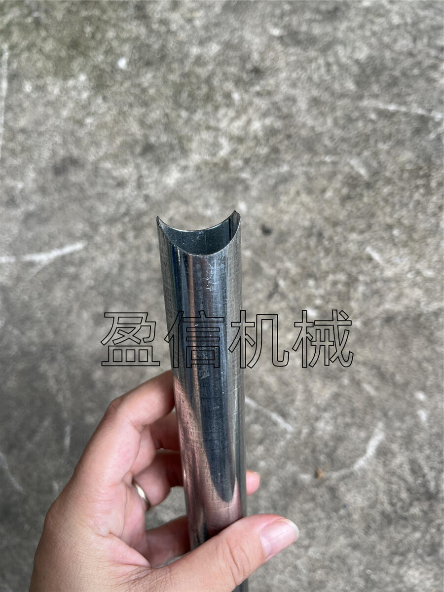 護(hù)欄圍欄樓梯扶手沖弧機(jī)2525鍍鋅管沖平弧口