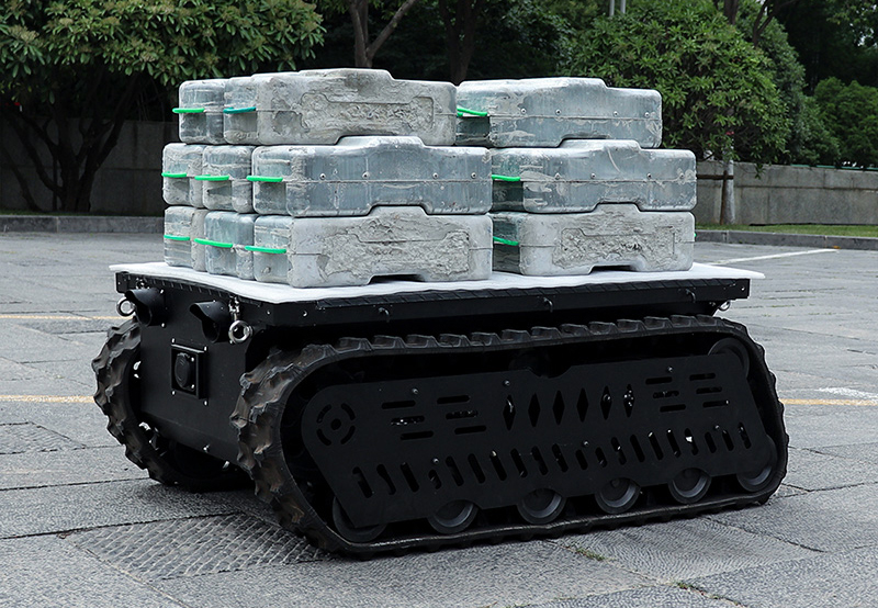 全地形履帶底盤車AFD-17E履帶機(jī)器人運(yùn)輸車
