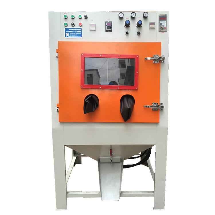 滾筒噴砂機(jī) 雙槍去毛邊噴砂機(jī)小型工件批量處理 除銹翻新去氧化層