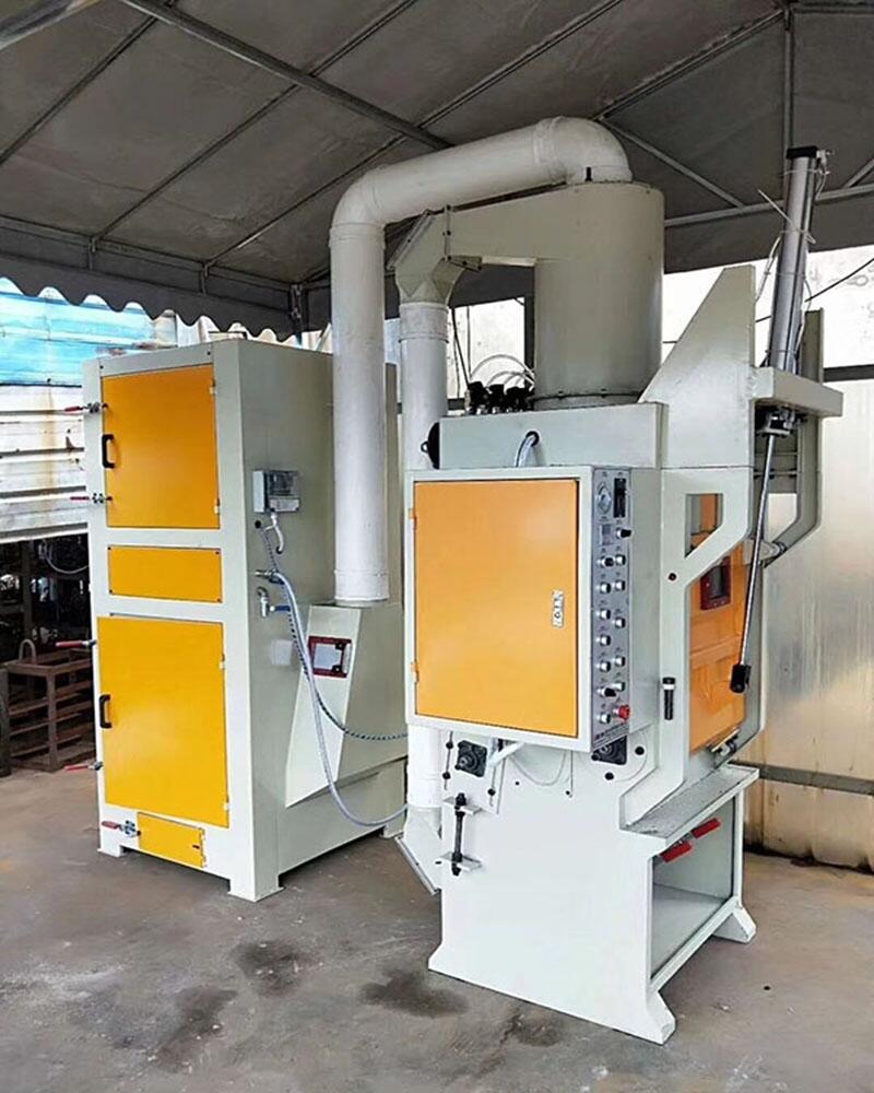 履帶噴砂機 自動噴砂機塵砂分離金屬表面批量處理噴砂除銹去油
