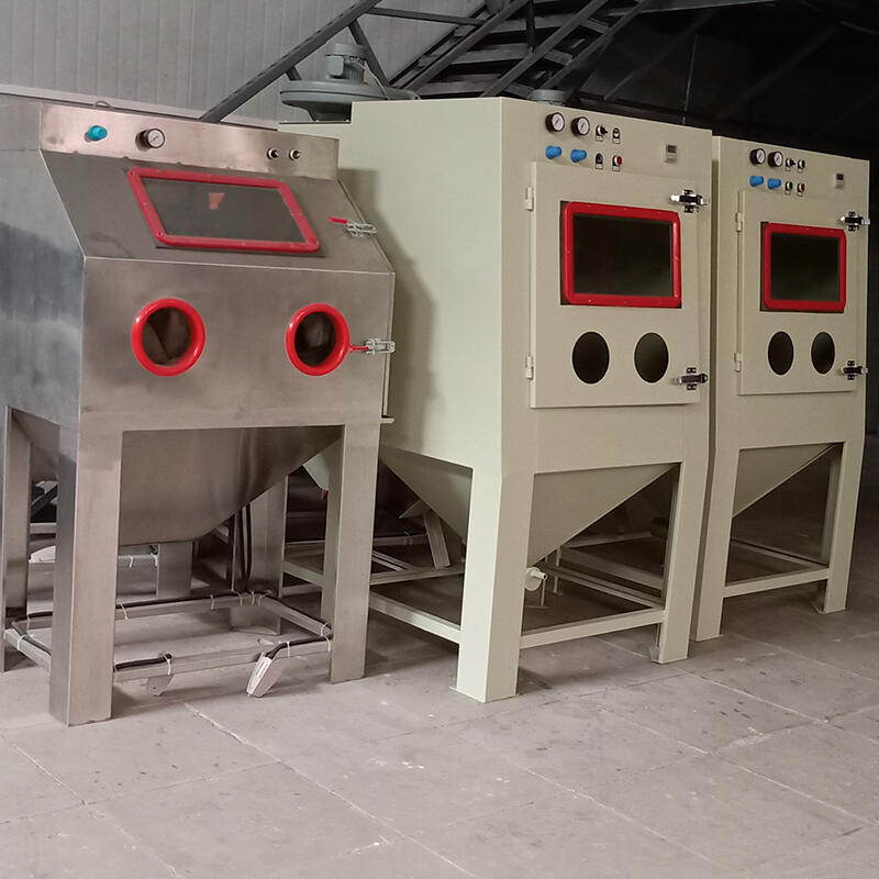 自動(dòng)噴砂機(jī)鋁合金鑄造件表面提高附著力