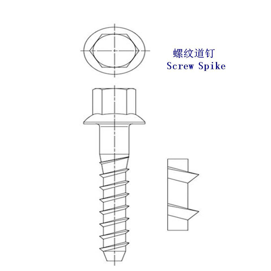 格魯吉亞42CrMo螺紋道釘廠家