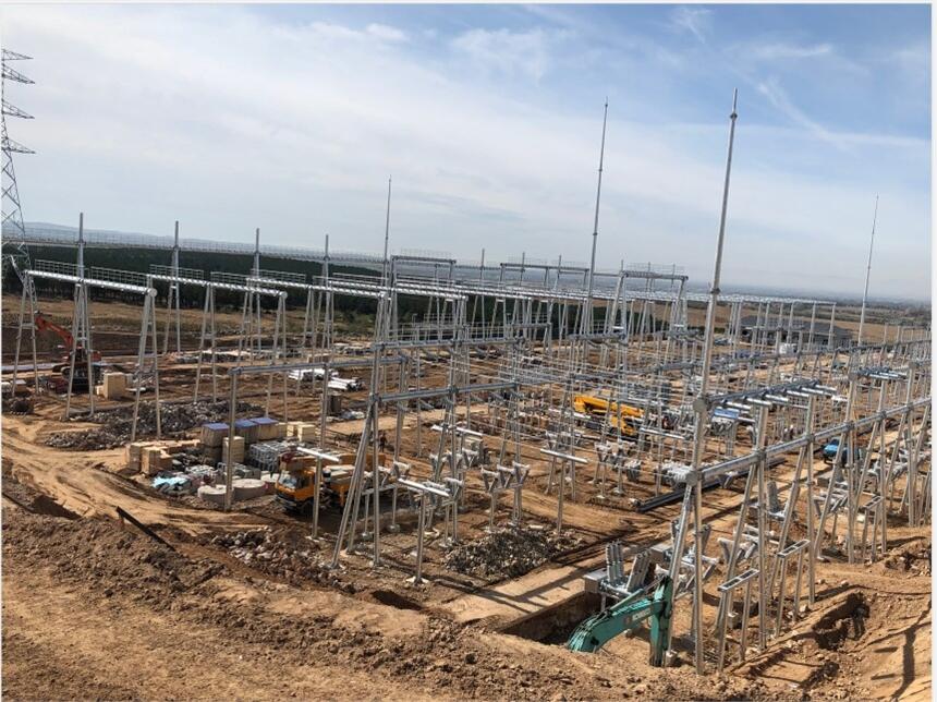 鐵嶺變電站構支架