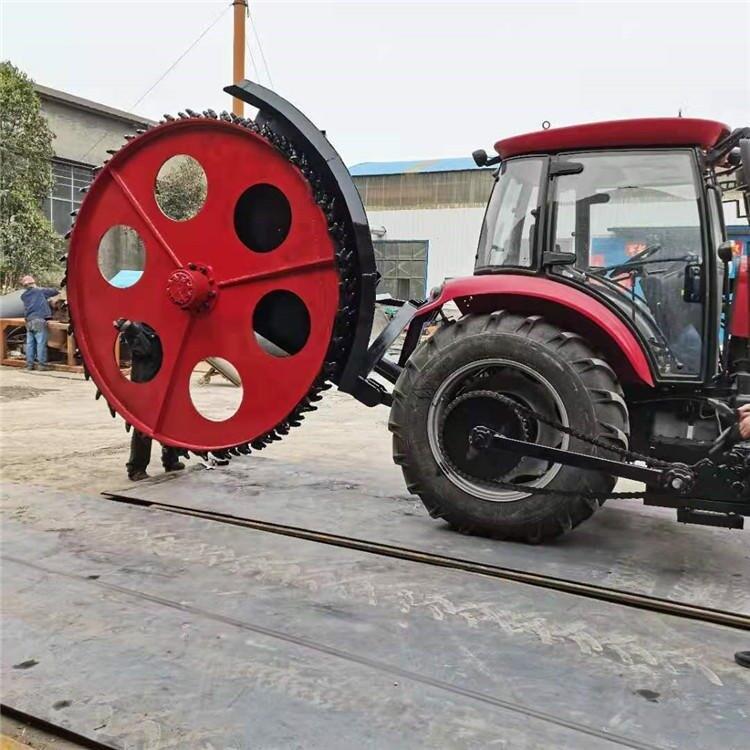 圓盤式開溝機 拖拉機帶動開溝機  拖拉機車載開溝機