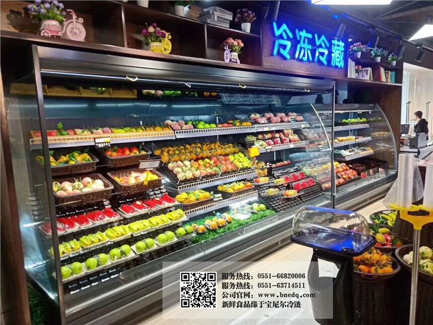 長春蛋糕店展示冷柜價(jià)格 水果冷藏柜展示柜圖片