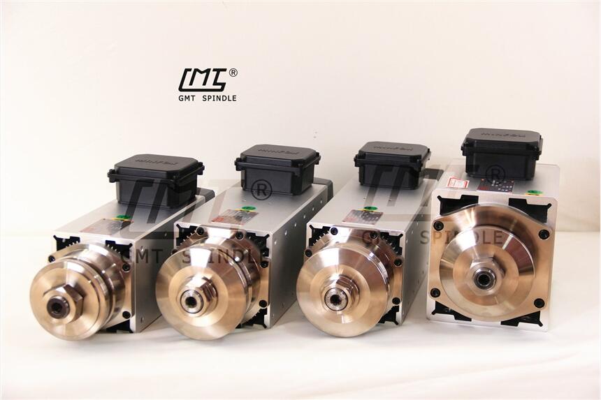 GMT深誼雕刻機配件6KW方形風冷主軸電機220V/ER32電主軸18000轉