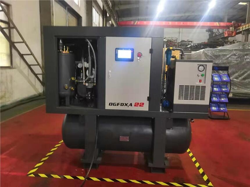 石家莊開山廠家直銷22KW永磁變頻激光切割專用空壓機