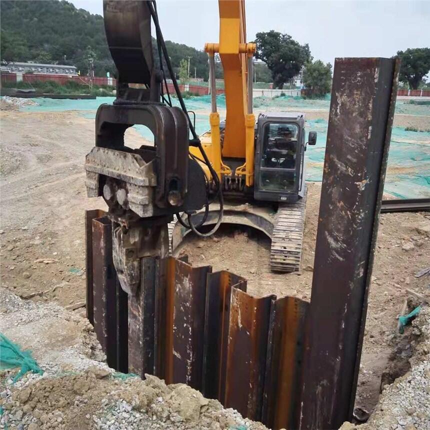 北京專業(yè)基坑拉森鋼板樁打拔