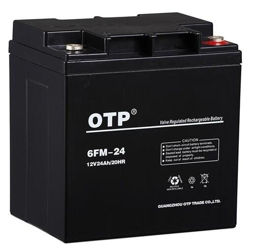 OTP鉛酸蓄電池6FM-24 12V24AH原裝正品