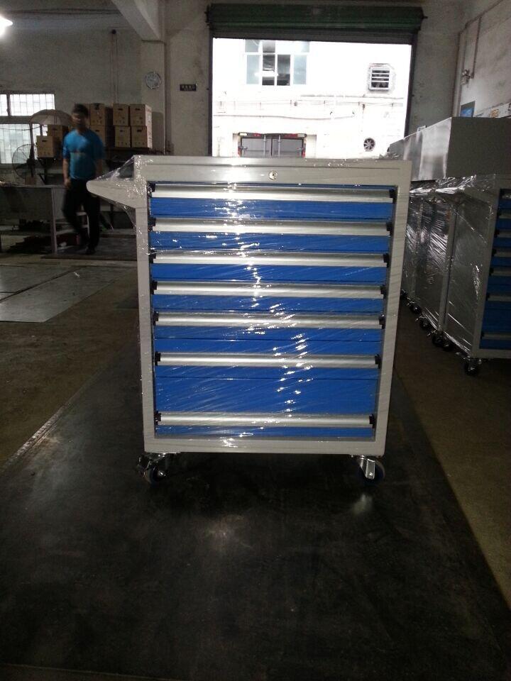 杭州五金工具車 7抽工具車 抽屜式工具車生產家可定制