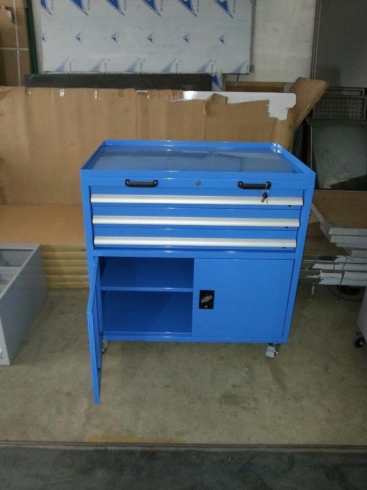 貴州三抽對開門工具車 維修移動工具車 定制各種工具車廠家