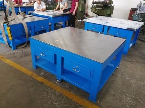 惠州鋼板飛模臺 2*2A3鋼板工作臺 定制重型工作臺廠家
