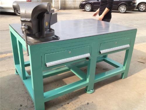 定制鉗工操作臺 模具鉗工臺 裝配鉗工臺 鋼板桌面 鐵板桌面鉗工臺