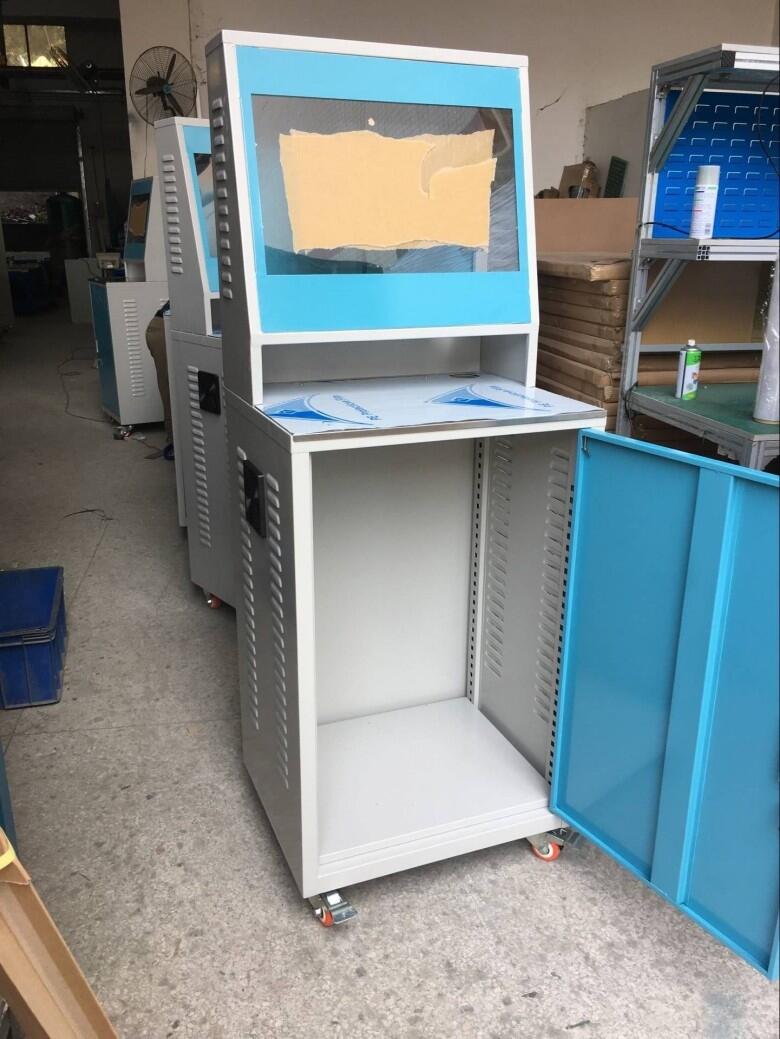 定制電腦柜廠家 批發(fā)直銷車間電腦操作柜 帶門防塵電腦柜
