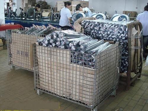 折疊式倉庫籠 工廠產(chǎn)品儲物籠 鍍鋅倉儲籠生產(chǎn)廠家