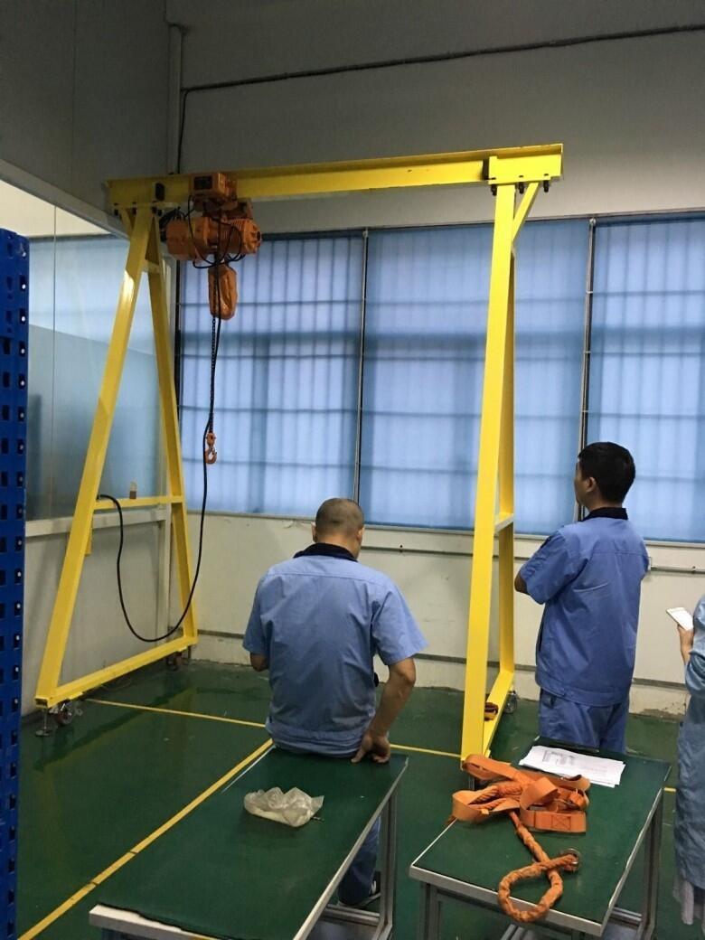 車間倉庫吊裝簡易龍門吊 操作靈活拆裝方便 規(guī)格定做