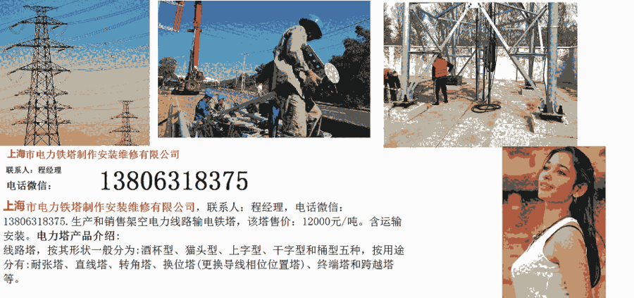上海市電力鐵塔制作安裝維修有限公司