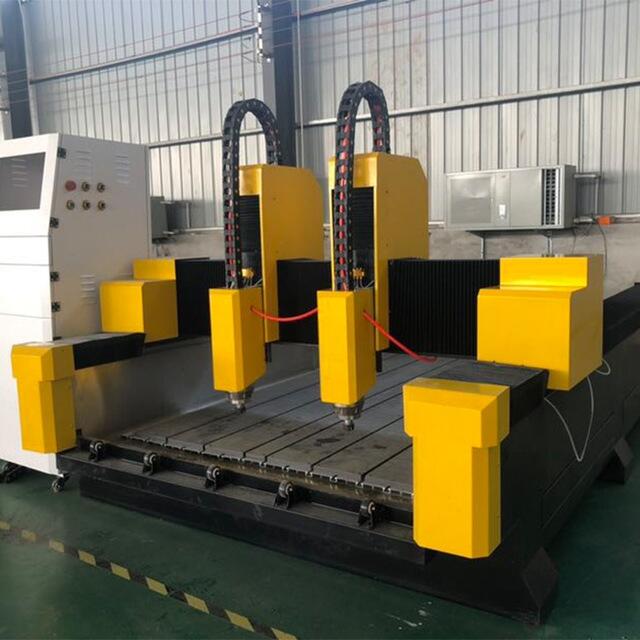 博洲-bz1325石材雕刻機  墓碑雙頭石材雕刻機
