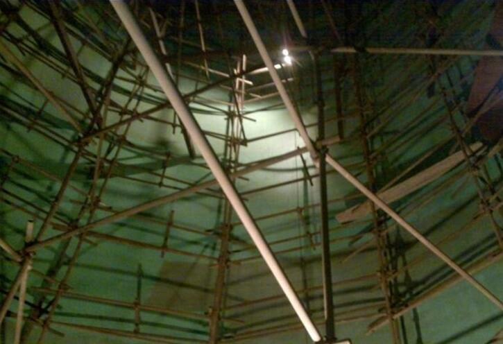 克孜勒蘇鍋爐煙筒內(nèi)襯拆除